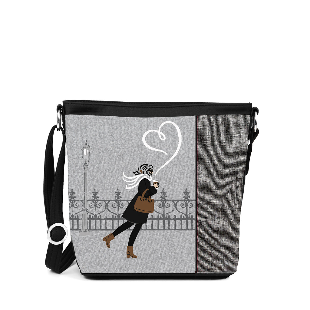 The Jak's Actuelle Caseille in Black is a versatile shoulder bag designed to adapt effortlessly to your lifestyle. Whether thrown over the shoulder or worn crossbody, its adjustable strap provides practical comfort for daily use or special outings. Crafted with a timeless, feminine style, this bag adds a distinctive, elegant touch to any outfit while offering enough space for your essentials. Combining functionality and chic design, it’s the perfect accessory for those who value both fashion and convenience