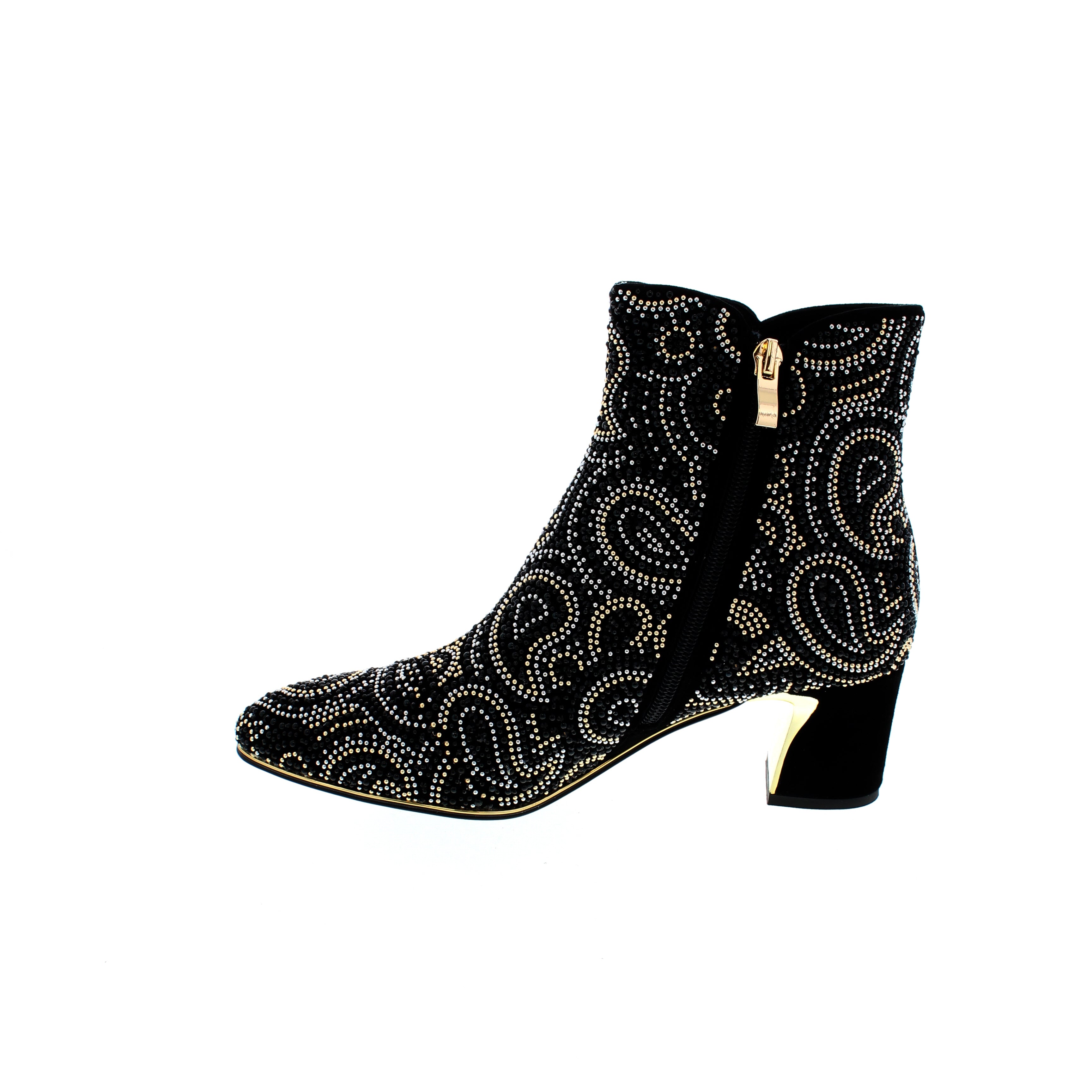 Django And Juliette Jakarta Black Paisley Sole City Shoes 