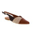 The Miz Mooz Jayden slingback flat pairs timeless style with everyday comfort. Crafted in rich tan multi leather with a pointed toe and buckle closure, this versatile shoe works for casual wear, the office, or dressier occasions. Minimal heel and cushioned footbed ensure all-day ease.