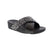 The Fitflop Lulu Slide JE2 is a stunning and versatile sandal that offers style, comfort, and a customizable fit. Made with shimmering metallic leather and featuring touch straps, these minimalist-chic shoes are perfect for any occasion. With unbeatable comfort and pressure-diffusing Microwobbleboard™ midsoles, these slides are a practical and polished choice for everyday wear.