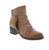 Effortlessly chic and endlessly versatile, the Miz Mooz Jetty bootie brings understated elegance to your everyday rotation. This beige leather ankle boot combines comfort with timeless style, making it the perfect companion for casual outings and weekend adventures. Crafted with a supple leather upper, leather lining, and leather footbed for all-day comfort, the Jetty features a supportive foam midsole and durable rubber outsole.