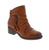 Effortless style meets everyday comfort in the Miz Mooz Jetty. This tan leather bootie features a block heel and round toe, perfect for casual outings and weekend adventures. Leather upper, lining, and footbed provide durability and comfort. Foam midsole cushioning and rubber outsole offer reliable support. Side zip entry makes getting in and out quick and easy.