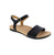 Meet the Dansko Jodie—the woven wonder that's about to become your summer staple. This sandal pairs a leather upper with a charming woven texture that adds instant visual interest to any outfit. Slip into the leather-lined interior and sink your feet into the plush suede footbed, while the EVA/PU and foam midsoles work together to keep you cushioned from sunrise to sunset. The sturdy flatform (under 1") and round-toe design strike the perfect balance between casual and put-together.