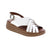 Strut into summer with the Bueno Kenzie in crisp white. This strappy slingback sandal features an open round toe and comfortable wedge heel (1-2") that keeps you steady and stylish. The buckle closure ensures a secure fit, while the all-leather construction upper, lining, and footbed delivers premium comfort and durability. 