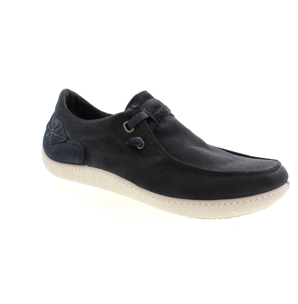 Elevate your sneaker game with Sunny Sabbi Kunashiri 002. Hand-dyed with 100% organic cotton, each pair is unique for the ultimate individual style. The use of a special rubber formula and in-house vulcanization ensures top-quality comfort and sustainability. Take a step towards environmentally friendly fashion!