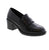 Taxi Kylee - Black is a versatile slip-on pump designed for the modern professional. Featuring a man-made leather upper with a comfortable foam midsole and rubber outsole, this shoe delivers everyday wearability with polished style. The block heel sits at 1–2" for subtle lift, while the round toe and average fit across length, width, and instep make it easy to wear all day. Perfect for business professional settings and office environments, the Kylee transitions seamlessly from desk to meeting room.