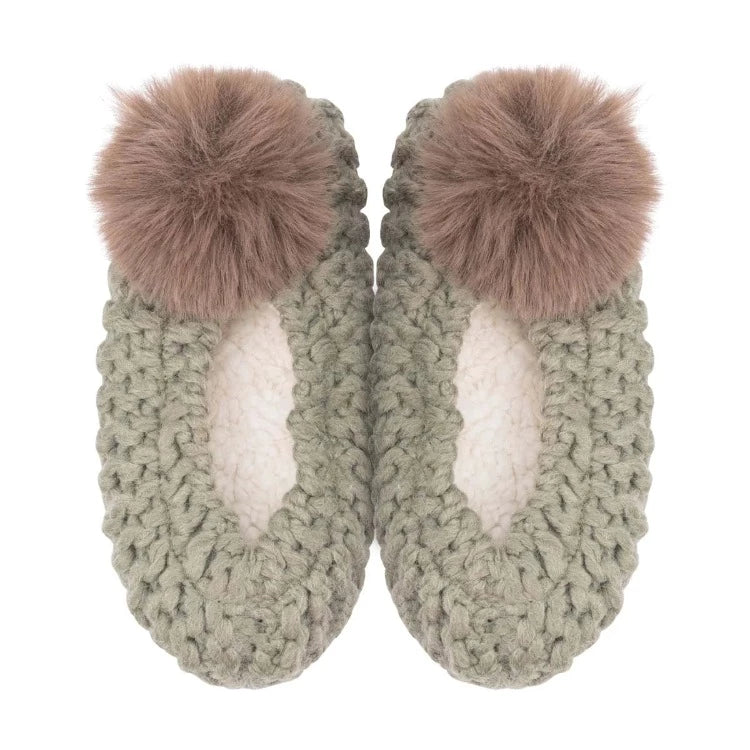 Indulge in ultimate coziness with the Lemon Popcorn Pom Pom Slipper. These ballerina knit slippers feature a plush, berber lining and secure, snug fit for maximum warmth and comfort. The adorable pom pom accent adds a touch of style while keeping your toes toasty all season long.