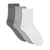 Lemon Powder Rib Crew Socks - Oxford(Grey)