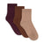 Lemon Powder Rib Crew Sock - Sepia(Brown)