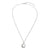 Elevate your jewelry game with the Hackney Nine Lerati necklace. Its timeless design, featuring a beaded chain and freshwater pearl pendant, exudes elegance and simplicity. Crafted from premium recycled metal layered in 18K white gold, it's also non-allergic and free of harmful materials for worry-free wear.