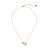 Introducing the Lolanda by Hackney Nine. Softly expressive and effortlessly refined, this delicate gold chain necklace is adorned with two abstract heart-shaped charms—one in warm gold and the other in cool silver. The striking mixed-metal design captures a sense of balance, while its understated silhouette offers a modern yet timeless appeal.