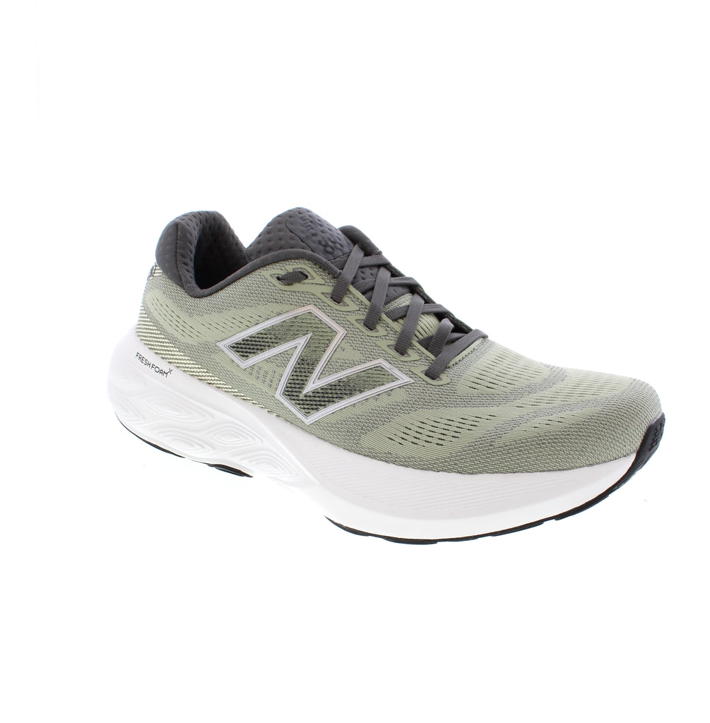 The New Balance M880M15 in Garter Snake Olive features a breathable, engineered mesh upper designed for superior comfort and support. Its structured construction ensures durability and stability, making it ideal for all-day wear. This cushioned road runner delivers reliable performance with a focus on comfort, perfect for those seeking a dependable and comfortable running shoe.