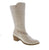 The Everly Melany in Grey combines sleek design with practical features. Crafted with a smooth leather upper, it offers durability and a polished look. The elasticized upper ensures a comfortable, flexible fit, while the side zip entry allows for easy on and off. Ideal for those seeking both style and convenience in their footwear.