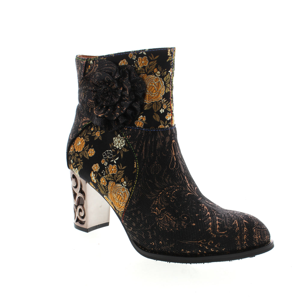 Elevate your style and artistic flair with Monet booties. The intricate floral embroidery and decorative details exude elegance and creativity. Step confidently and receive endless compliments in these unique and beautiful shoes. Embrace your inner artist and let your feet be the canvas.