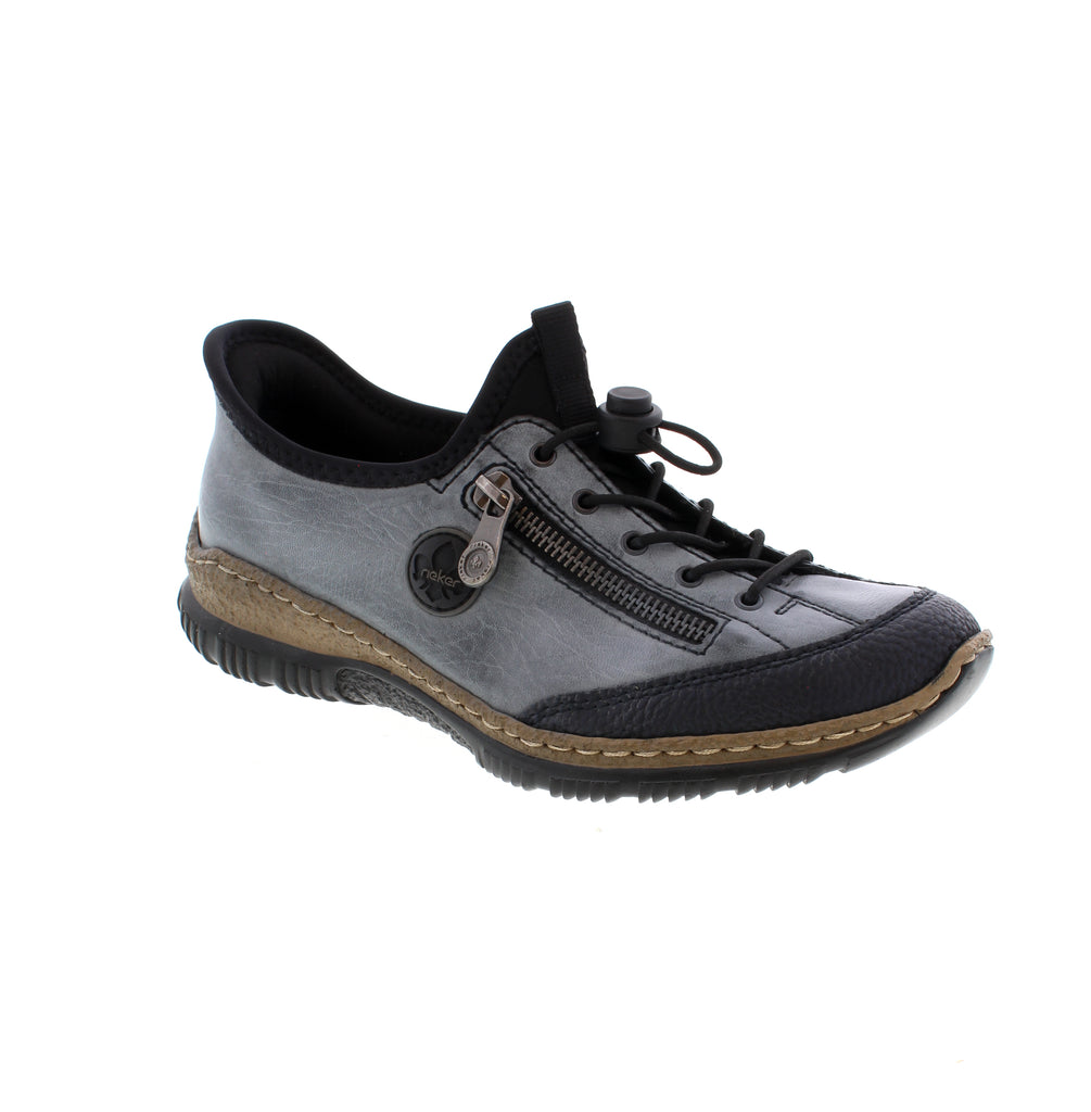 Slip into the Rieker N3267-14 and experience unmatched comfort and style. Crafted with traditional stitchdown technique, these shoes offer durability and flexibility for all-day wear. The elastic band ensures easy slip-on and off, while the decorative zipper adds a modern touch. With a shock-absorbing, lightweight sole and an extra soft MemoSoft cover sole, every step feels cushioned and supported. Ready2GO design means you can put them on quickly without using your hands—perfect for busy days on the move.