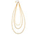 Elevate your style with the Hackney Nine Nala - Gold necklace. Made from a premium base metal layered in 18 karat gold and silver, this triple layered necklace features sustainable natural stone, shell, freshwater pearls, and AAA zirconia gemstones. Water-resistant and non-toxic, it's the perfect blend of classic and contemporary. And with no nickel, zinc, lead, or cadmium, it's also non-allergic and tarnish-free.
