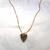 LOLO Black Onyx Heart - Gold