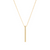 Unleash your inner fashionista with the LOLO Matchstick Pendant in Gold. Crafted with simple yet elegant details, this pendant is perfect for adding a touch of charm to any outfit. The delicate gold color and sleek design make this necklace a timeless addition to your wardrobe.
