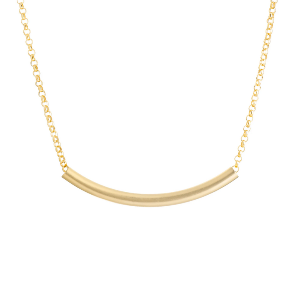 Add a touch of sophistication to your daily look with the LOLO Tube! Its timeless design and golden hue will make your style shine. Wear it alone for a subtle statement, or layer with other pieces for a bold impact.