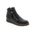 Django &amp; Juliet's Oh Myo-DJ bootie brings edgy sophistication to your everyday rotation. This studded black ankle boot features a leather upper with a comfortable foam midsole and rubber outsole for all-day wear. Leather upper with leather lining and man-made leather footbed provide cushioning and support. Double side zip entry makes it easy to slip on and off. The wedge heel and round toe create a flattering silhouette perfect for casual occasions.