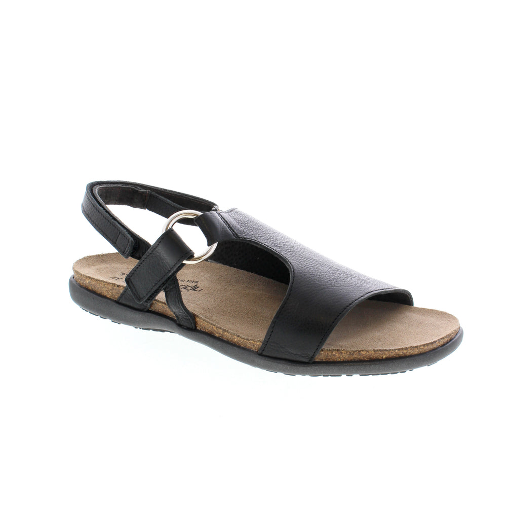 As an everyday sandal, the Naot Olivia ensures effortless style and comfort. The adjustable hook &amp; loop ankle strap allows for a personalized fit, while the anatomic cork &amp; latex footbed, wrapped in suede, molds to your foot for optimal support. Perfect for those on-the-go days.