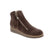 Elevate your casual style with the Django &amp; Juliet Opal-TODJ, a sophisticated brown suede ankle bootie designed for everyday comfort and versatility. This round-toe wedge boot features a luxurious suede upper, cozy faux fur lining, and a supportive foam midsole with rubber outsole for reliable traction. The double-side zip entry makes it effortless to slip on, while the man-made leather footbed provides cushioning throughout the day.