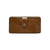 The Zac P1318-20-02-150 is a stylish vegan leather wallet with multiple sections to store cards and a central zippered pocket for loose change. Its front pocket with snap closure provides a secure place to store phones, and its detachable thin shoulder strap allows for easy transportation. 