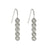 Add a touch of sparkle to your everyday style with these Hackney Nine Pella Earrings. Each earring features five brilliant moissanite stones in a sleek, modern row that beautifully catches the light.&nbsp;Perfect for everyday wear, these delicate studs offer a subtle yet eye-catching shine. Wear them alone for a simple, elegant look or pair them with other earrings for a stylish ear stack.