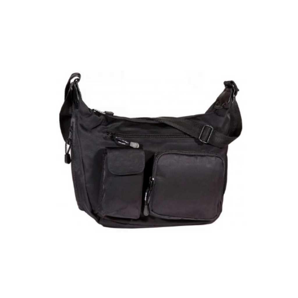 This Derek Alexander PW-20573 bag is perfect for travel or everyday use. The lightweight, durable nylon construction makes it easy to carry, while the many pockets both inside and out provide ample storage and organization. Keep your belongings secure and hands-free with this stylish and practical crossbody bag.