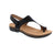 The Dansko Reece is your ticket to comfort that goes everywhere. This versatile black sandal features premium nubuck and suede uppers treated with stain-resistant coating, paired with a soft leather lining. The molded memory foam footbed and lightweight EVA/cork midsole keep your feet cushioned all day long, while the rubber outsole ensures durability. Hook and loop adjustability gives you a custom fit, making it perfect for travel or casual everyday wear.