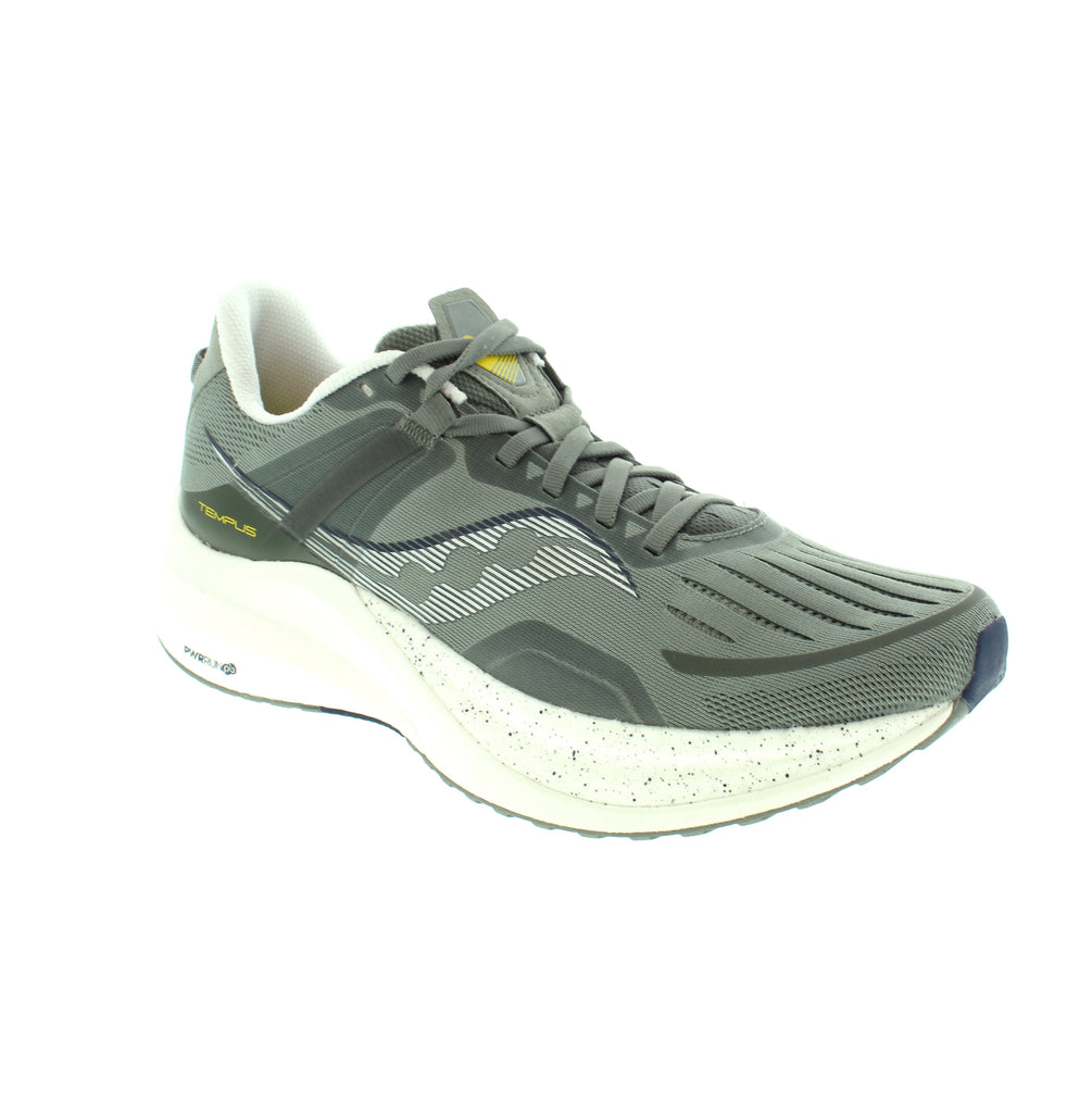 Discover the Saucony Tempus, a revolutionary running shoe with incredible superfoam bounce and an adaptive guidance system to help you perform at your best.