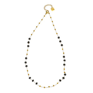 Expertly crafted with high-quality yellow gold, this necklace is a versatile piece for any occasion. With a variety of lengths to choose from, you can customize your look with the perfect fit. Whether it's for a wedding, graduation, or a dressy event, this accessory is nickel-free and offers a sleek black and gold color combination. From the trusted brand, Hackney Nine, this piece is a must-have for any jewelry collection.