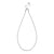 Hackney Nine's Skagway necklace is a timeless chain design in luxurious white gold. Featuring delicate twisted links that catch the light beautifully, this versatile piece works alone or layered with other jewelry. Crafted from premium 18k gold-infused alloy, it combines understated elegance with thoughtful detail—perfect for those who appreciate quality minimalism.