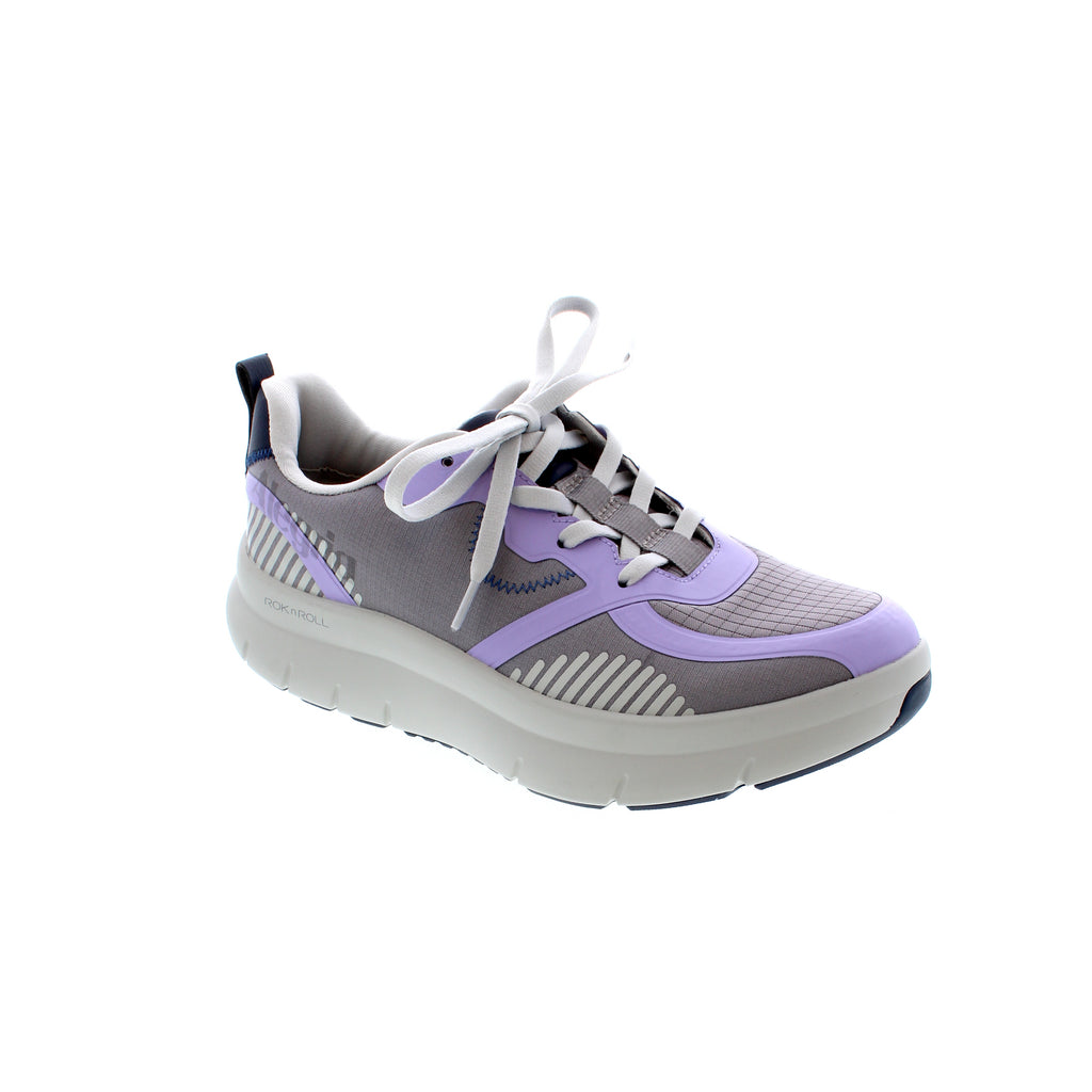 The Alegria Solstyce sneaker features a mesh upper, padded collar, pull tab for easy on-and-off, removable footbed, and built-in arch support. Complete with a slip-resistant, non-marking and ROK N ROLL™ outsole for all-day support and comfort, you'll love putting these shoes on day after day!