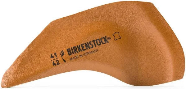 The Birkenstock Star Women's Leather Pump Inserts are anatomically formed for your unique foot. These Leather Pump Inserts are designed with cushioned arch support and a tapered shape to fit discreetly and comfortably into sandals, slingbacks, and pumps. Featuring a synthetic latex foam cushion and high-quality leather lining, a self-adhesive backing will help keep them in place to keep your feet comfortable at any event!