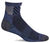 Experience unparalleled comfort with the Sockwell Planter Pacer in Denim, designed using 30% lighter yarns for a remarkably lightweight feel. Featuring Accu-fit Technology and an ergonomic heel fit, these socks provide precise support and reduce fatigue. The turn welt top and seamless toe closure enhance comfort by preventing irritation, while extended arch support and graduated compression promote circulation and stability throughout your day. 