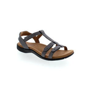 Ladies velcro strap sandal, with light arch support and shock absorbing technollogy