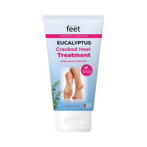 Replenish and revive tired feet with All About Feet Hydrate & Smooth Eucalyptus Cracked Heel Treatment. This special formulation is enriched with Sweet Almond and Olive Oil, Glycerin and Shea Butter, helping to nourish and moisturize feet.