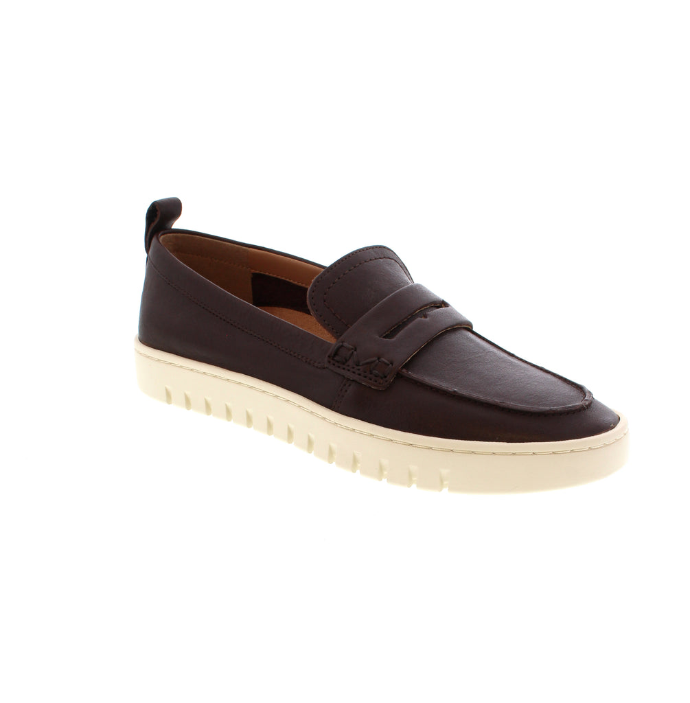 The Vionic Uptown in Dark Brown is an orthotic-friendly loafer expertly designed to support pronation and provide arch support. Its slip-on style combines convenience with comfort, making it ideal for everyday wear. Engineered to deliver stability and alignment, this loafer offers both functional support and polished style for those who prioritize foot health without compromising on elegance.
