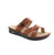 Elevate your summer style with the Alegria Victoriah - Relic (Bronze) slide sandal. Its intricate design, metallic hardware, and adjustable strap add a touch of glamour to any outfit. The slim Mini outsole mimics a natural rocking motion for improved pressure distribution, while the ergonomically designed patented footbed relieves leg, hip, and back strain from long hours on your feet.