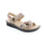 The Alegria Vienna in Ethereal combines comfort with style. This sandal features two adjustable hook-and-loop straps ensure a customized fit, while the soft-touch microsuede footbed provides cushioning support. A rocker outsole reduce fatigue, perfect for everyday activities.