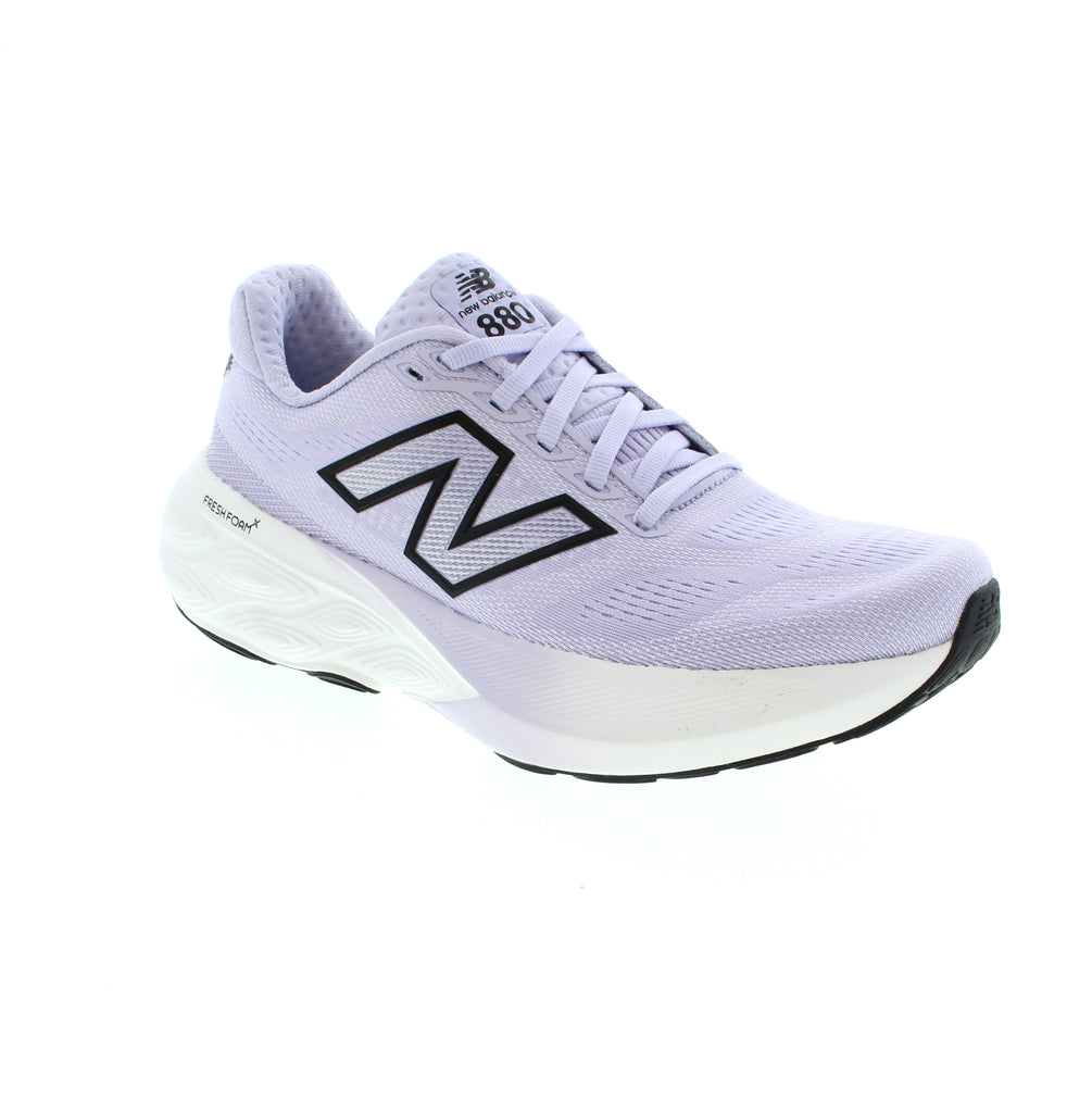 The New Balance Fresh Foam W8809Q7 in Smoked Violet delivers responsive cushioning for runners and everyday comfort seekers. Featuring a breathable mesh upper, shock-absorbent foam midsole, and removable insole for custom orthotics, this shoe provides all-day support with stability and traction.