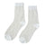Unified Sheer Dot Socks - White