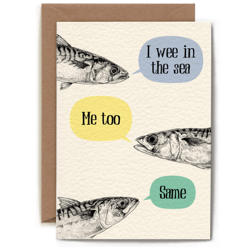 5X7 card with blank interior and includes envelope