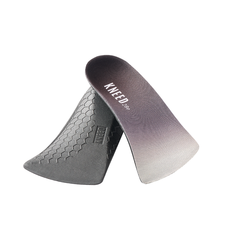 Enhance support and comfort in lifestyle footwear with Kneed - KNEED2Be. Its 3/4 length design and tapered front edge offer a slim fit for optimal performance, while providing relief from injuries and fatigue—experience all-day comfort with Kneed2Be.