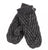 Harricana Chevron Beanie and Mitt Set - Black