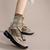 Hansel From Basel Mad For Plaid Crew Socks - Black