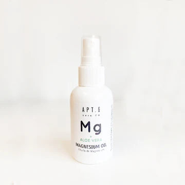 Experience the dual-action benefits of APT. 6's expertly formulated magnesium and aloe vera spray. This lightweight formula harnesses magnesium's scientifically-supported role in muscle recovery and tension relief, while aloe vera delivers targeted hydration and skin conditioning. The rapid absorption ensures no residue or greasy feel, making it ideal for post-exercise recovery, evening relaxation routines, or whenever muscle tightness or skin dryness demands attention. 