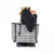 Your shopping trip can only become perfect! This white and black chequered Rieker shopper holds all your belongings and newly purchased items safely. The three inside pockets are super practical, one with a zip and the others without a closure. Visual highlight: the woven handles with interwoven chain and fur details!