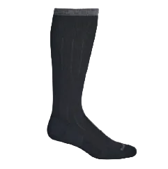 Sockwell Luxe Knee-High socks combine moderate graduated compression with premium comfort. Crafted from 41% Merino wool, 39% nylon, 14% alpaca, and 6% spandex, these knee-highs feature an ultra-light cushion sole for all-day support.